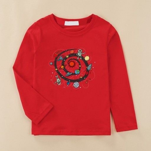 Børne langærmet T-shirt B1599