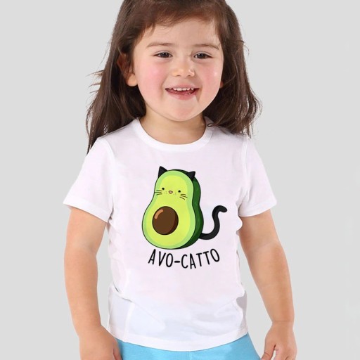 Børne t-shirt med avocado