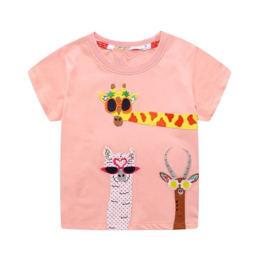 Børne-T-shirt med dyr B1533