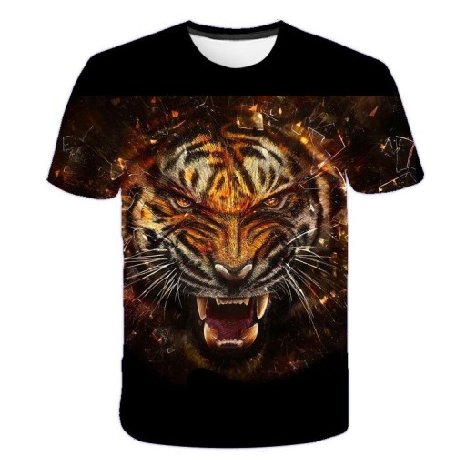 Børne-T-shirt med dyr B1545 Børne-T-shirt med dyr B1545