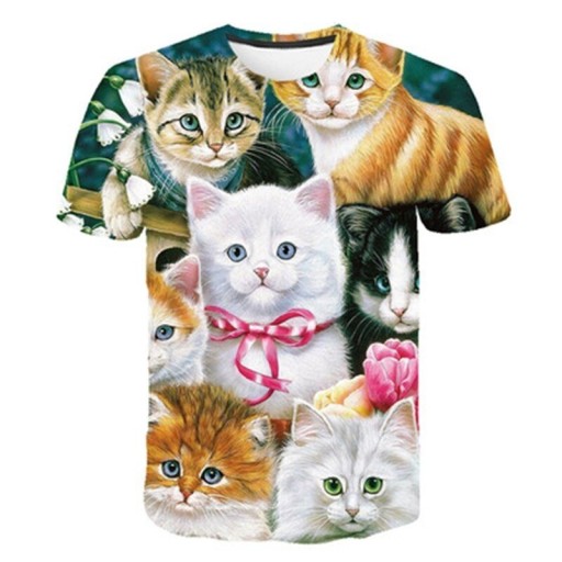 Børne-T-shirt med dyr B1567