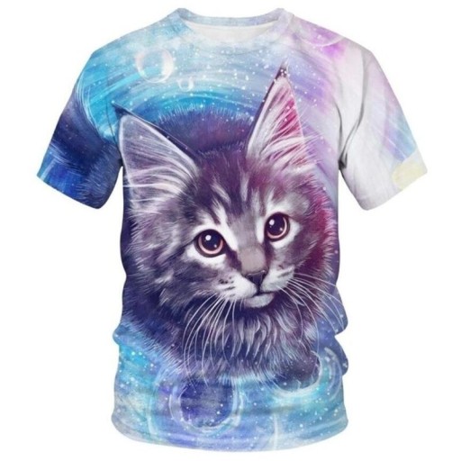Børne-T-shirt med kat B1439