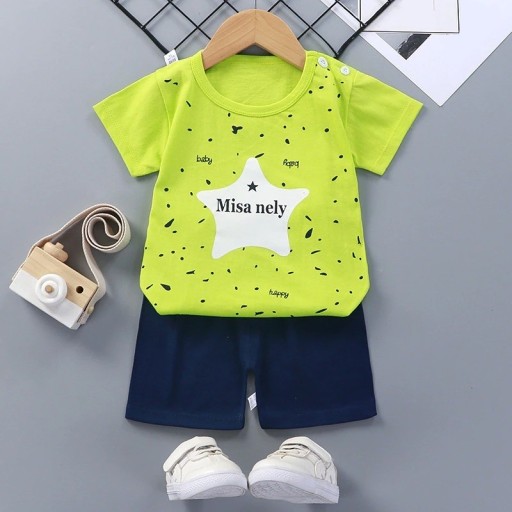 Børne-T-shirt og shorts L1095