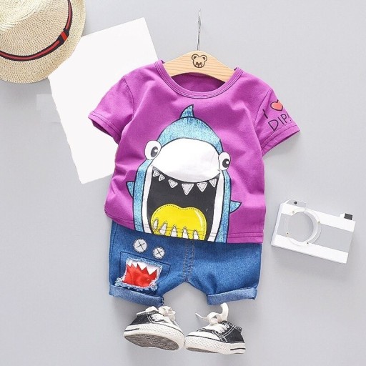 Børne-T-shirt og shorts L1105
