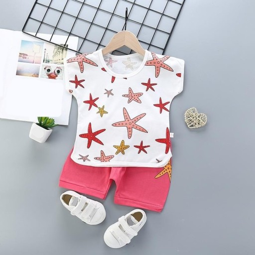 Børne-T-shirt og shorts L1180