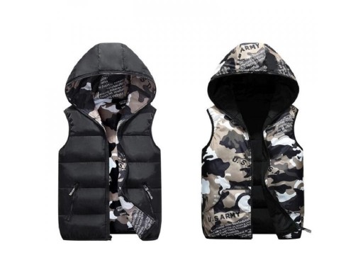 Børne vendbar vest L1839