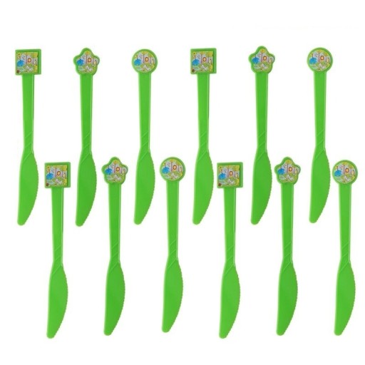 Børnebestik i plastik, 12 dele