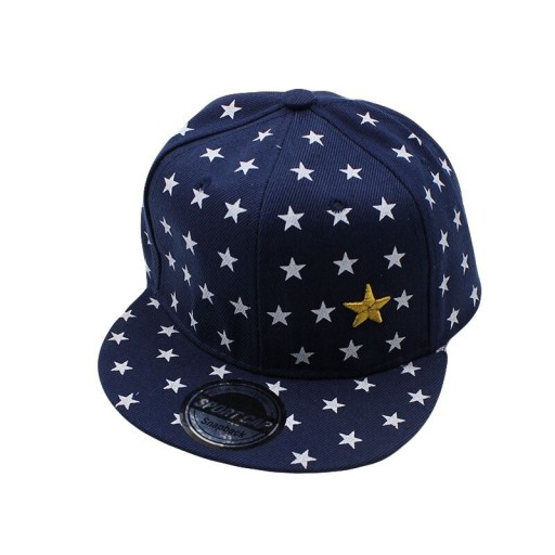 Børnesnapback med stjerner T927