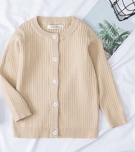 Børnesweater med knapper