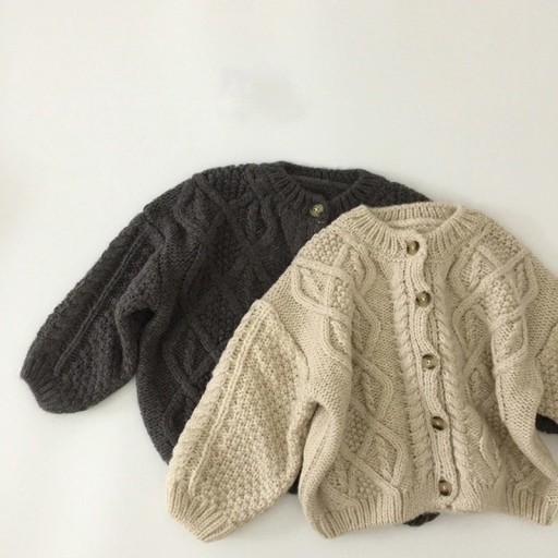 Børnesweater med knapper L609
