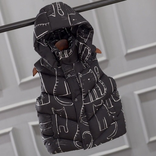 Børnevest med katte L1965