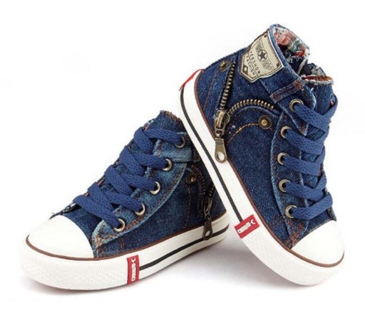 Børns denimsneakers