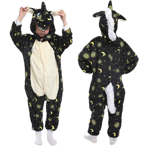 Børns enhjørningsjumpsuit