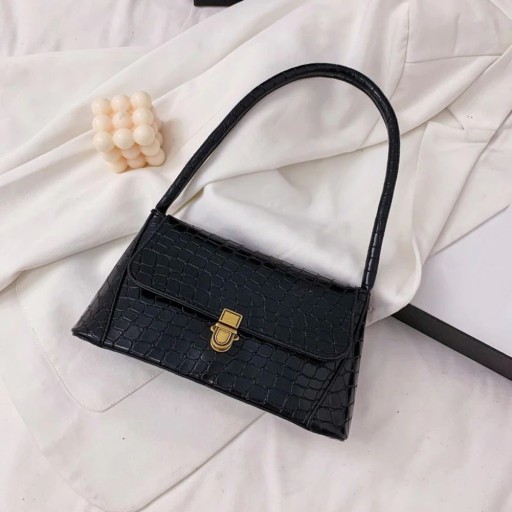 Borsa da donna con motivo in pelle di serpente M1020