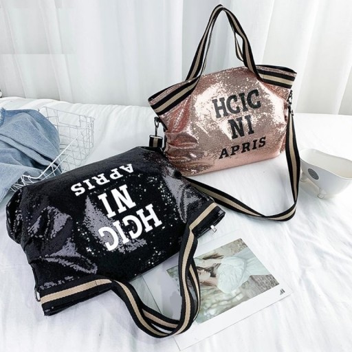 Borsa da donna con paillettes M1189