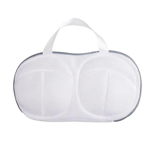 Borsa da lavaggio per reggiseni in rete fine con zip 1 pz Sacchetto protettivo per biancheria delicata da lavatrice Cura speciale per biancheria intima