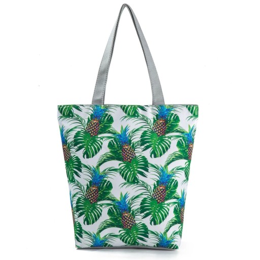 Borsa in tela da donna con ananas