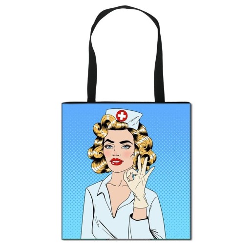 Borsa in tela da donna infermiera