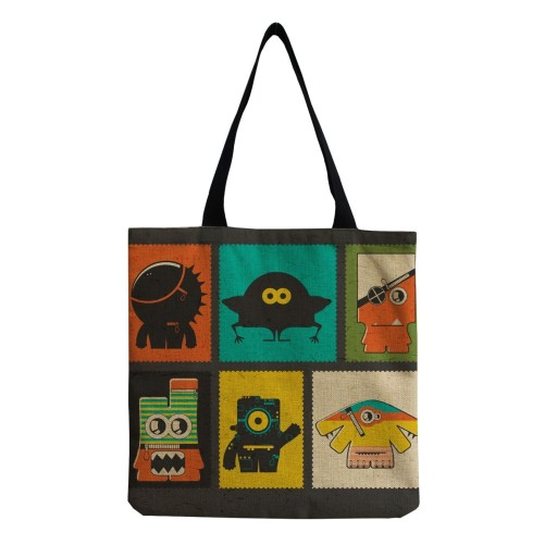 Borsa in tela per bambini mostro