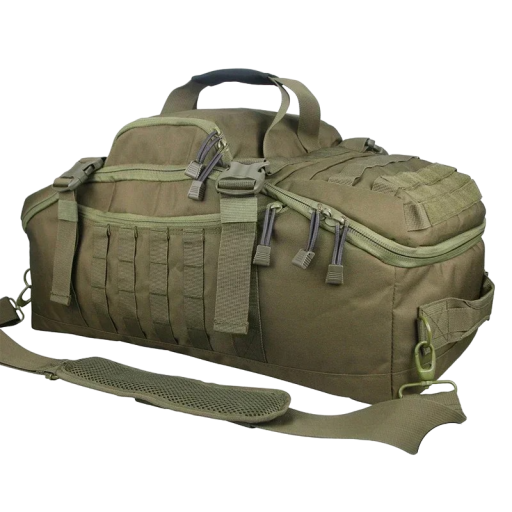 Borsa militare tattica Borsa da campeggio Borsa ad alta capacità Borsa turistica con diverse tasche Zaino militare 80 l Impermeabile 68 x 36 x 34 cm Motivo mimetico