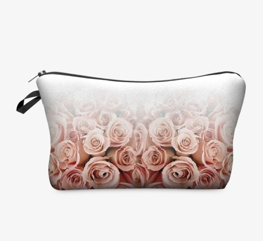 Borsetta cosmetica con rose
