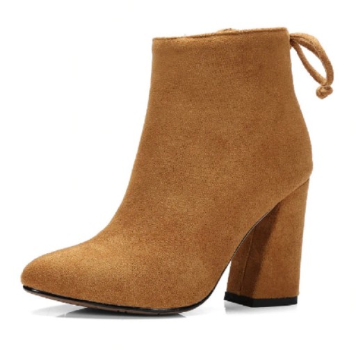 Botas de camurça para senhora com salto alto J3229