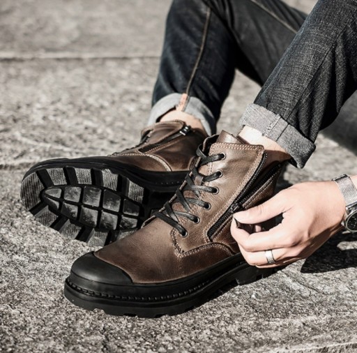 Botas de cano alto para homem A2692