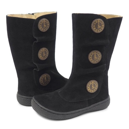 Botas de couro para meninas Lisa