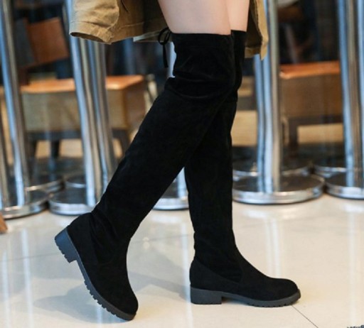 Botas de Inverno Femininas Acima do Joelho