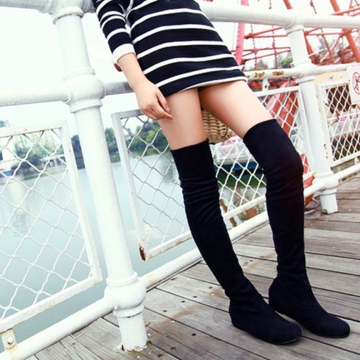 Botas de Senhora até ao Joelho