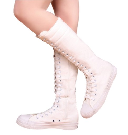 Botas de Senhora com Atacadores