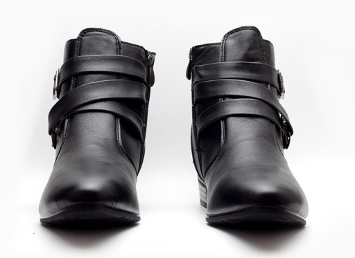 Botas de tornozelo elegantes para homem J2107