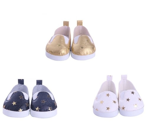 Botas para boneca com estrelas
