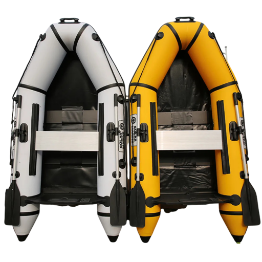 Bote inflable para 3 personas con remos y bomba 230 x 126 cm Carcasa de PVC resistente de 0,9 mm Capacidad de 220 kg Para pesca, buceo y deportes acuáticos