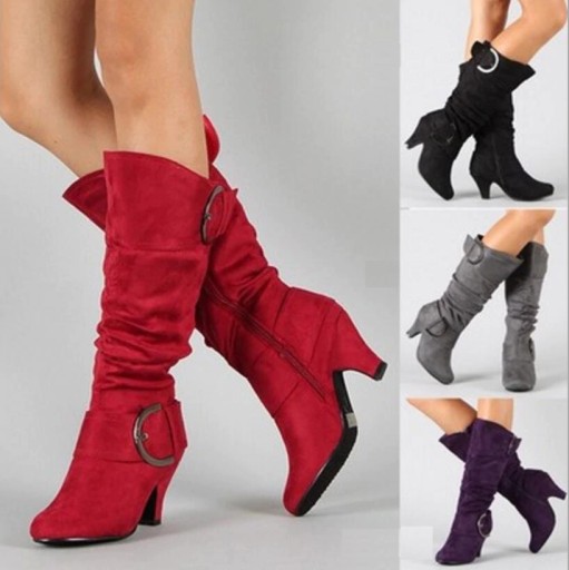 Bottes à talons stylées pour femmes J2411