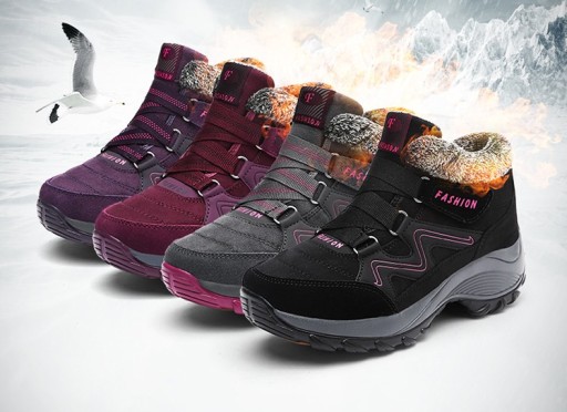 Bottes d'hiver à chevilles pour femmes J2371