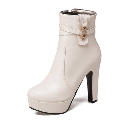 Bottes d'hiver à talon pour femmes