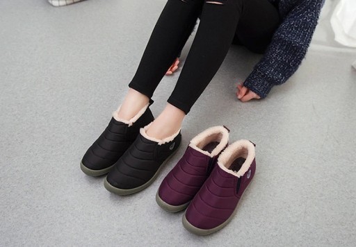 Bottes d'hiver basses pour femmes J1138