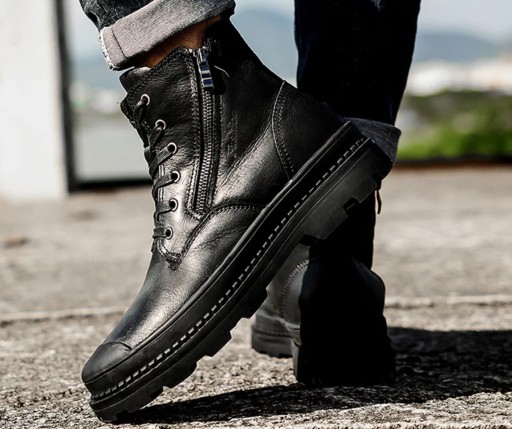 Bottes d'hiver montantes pour hommes