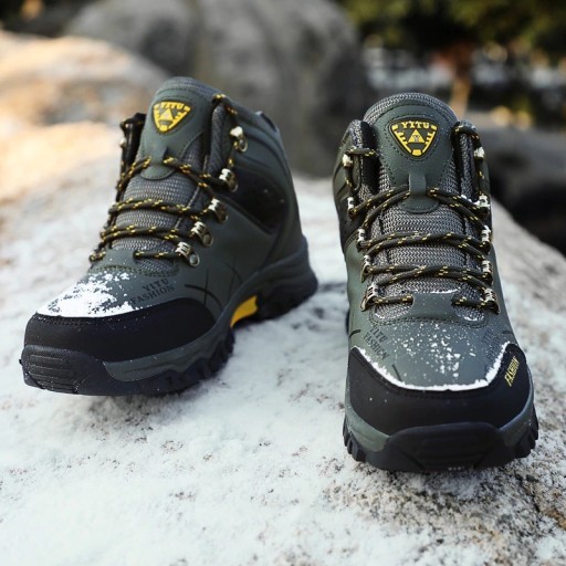 Bottes d'hiver pour hommes avec fourrure J2210