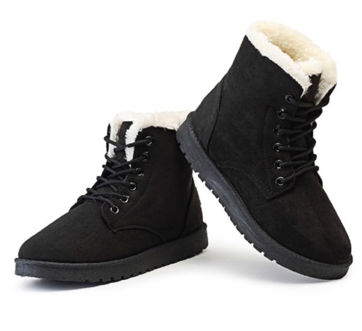 Bottes d'hiver pour hommes avec fourrure J2685