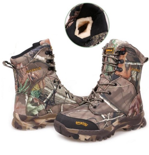 Bottes d'hiver pour hommes avec motif