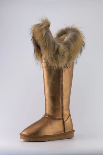 Bottes de luxe pour femmes avec fourrure J3208