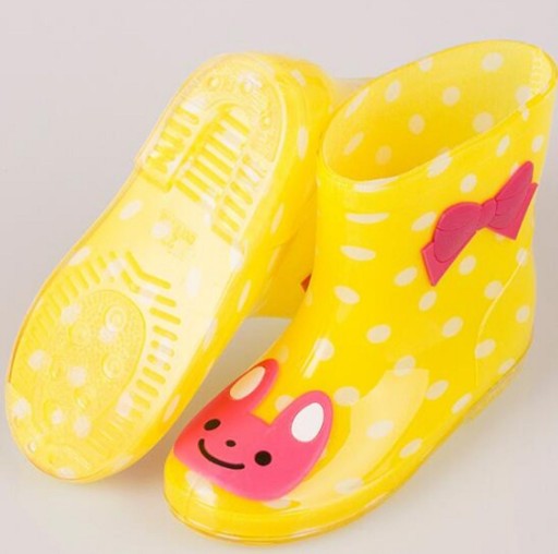 Bottes de pluie pour filles avec un nœud