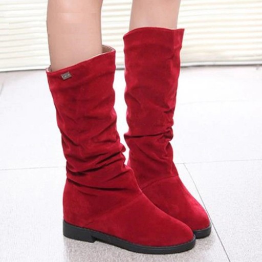 Bottes en daim pour femmes J1759