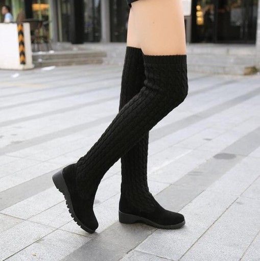 Bottes en laine d'hiver pour femmes J1204