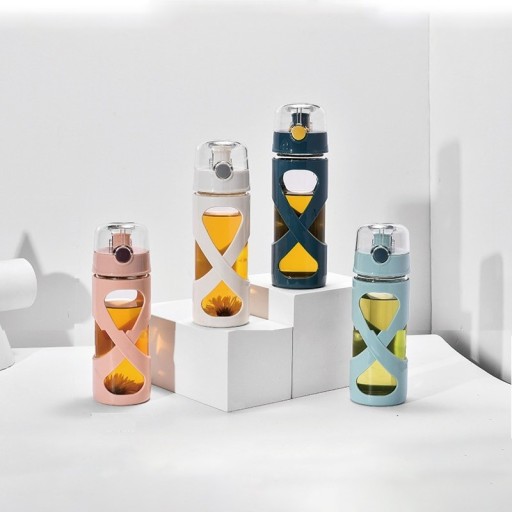 Bottiglia da viaggio in vetro