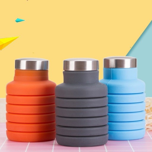 Bottiglia da viaggio pieghevole