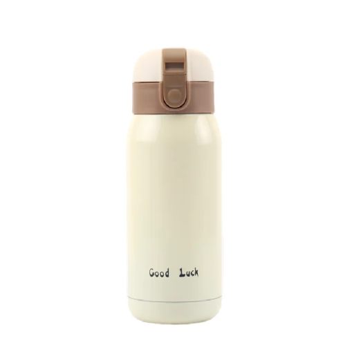 Bottiglia termica in acciaio inox 350 ml 6 x 18,3 cm Bottiglia da viaggio isolata sottovuoto per bevande calde e fredde Bottiglia termica portatile