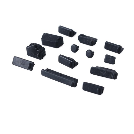 Bouchons en silicone pour connecteurs de portable 13 pièces K2711